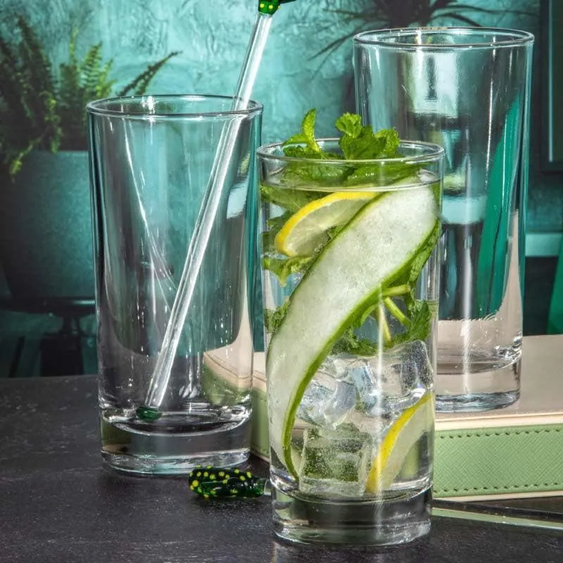 Adex Glass Tumbler (300 ML) - Set Of Six media 3