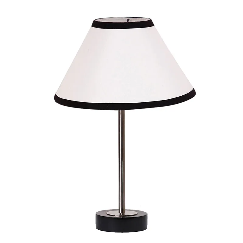 Cotin II Stripe Rodin Wooden Table Lamp - White,Silver,Black media 4