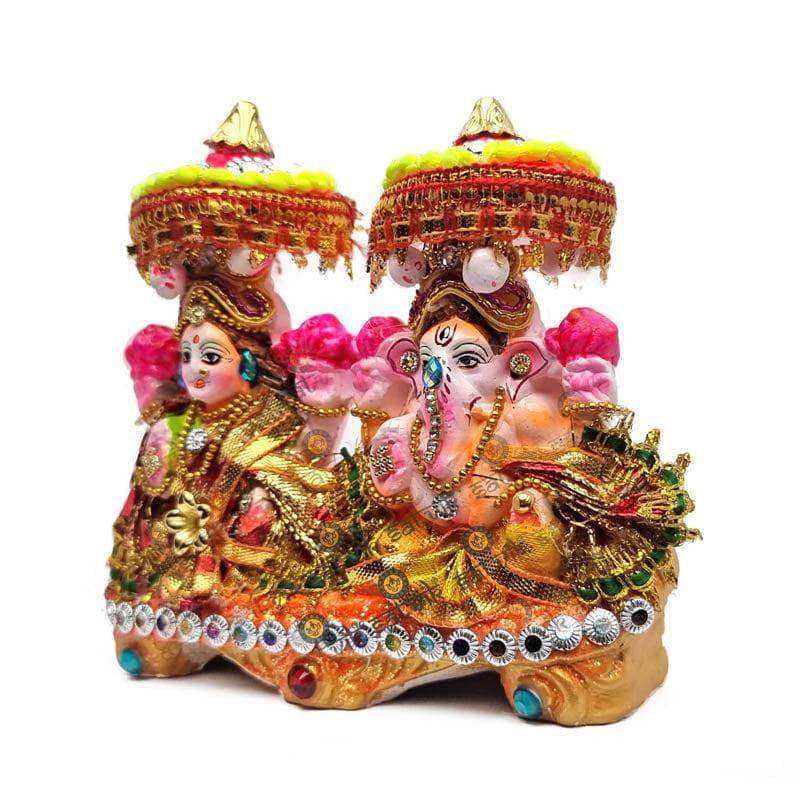 Seraphic Lakshmi Ganapati Idol Set media 4