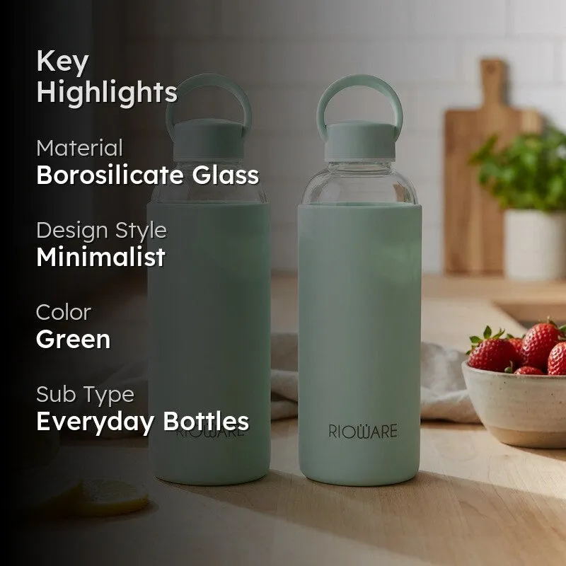 Rioware CalmCarry Water Bottle Green (750 mL Each) - Set Of Two media 2