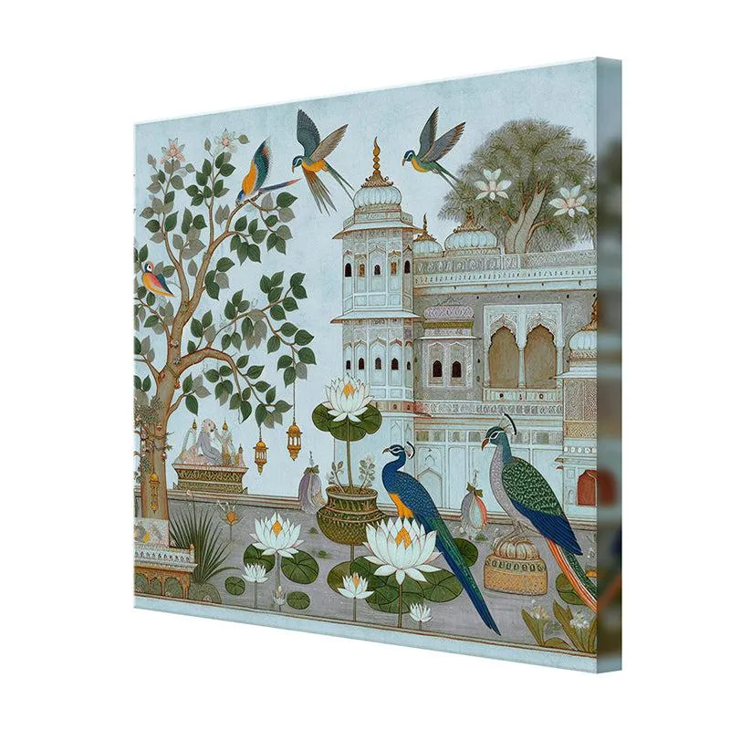 Lush Foliage & Historic Charm Wall Painting media 5