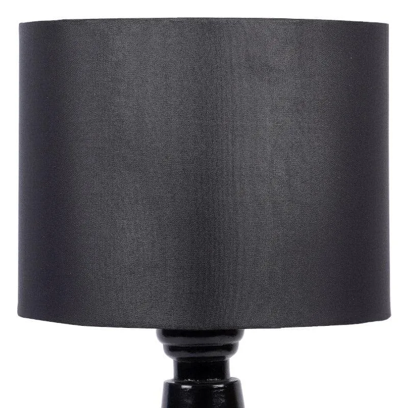 Blace Baxter Fabric Table Lamp - Black media 5
