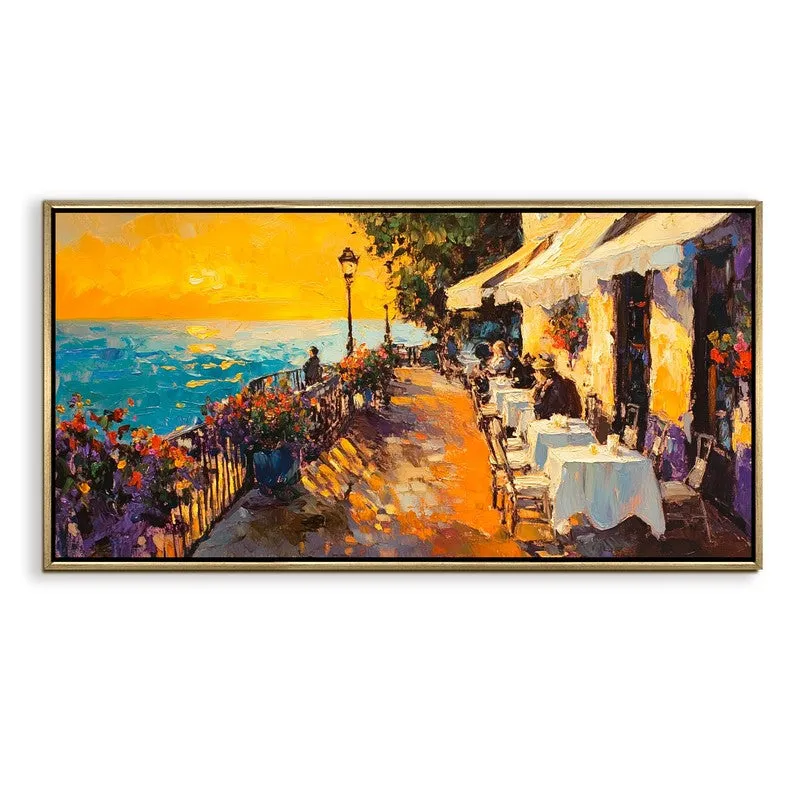 Breezy Veranda Canvas Wall Painting With Frame media 3