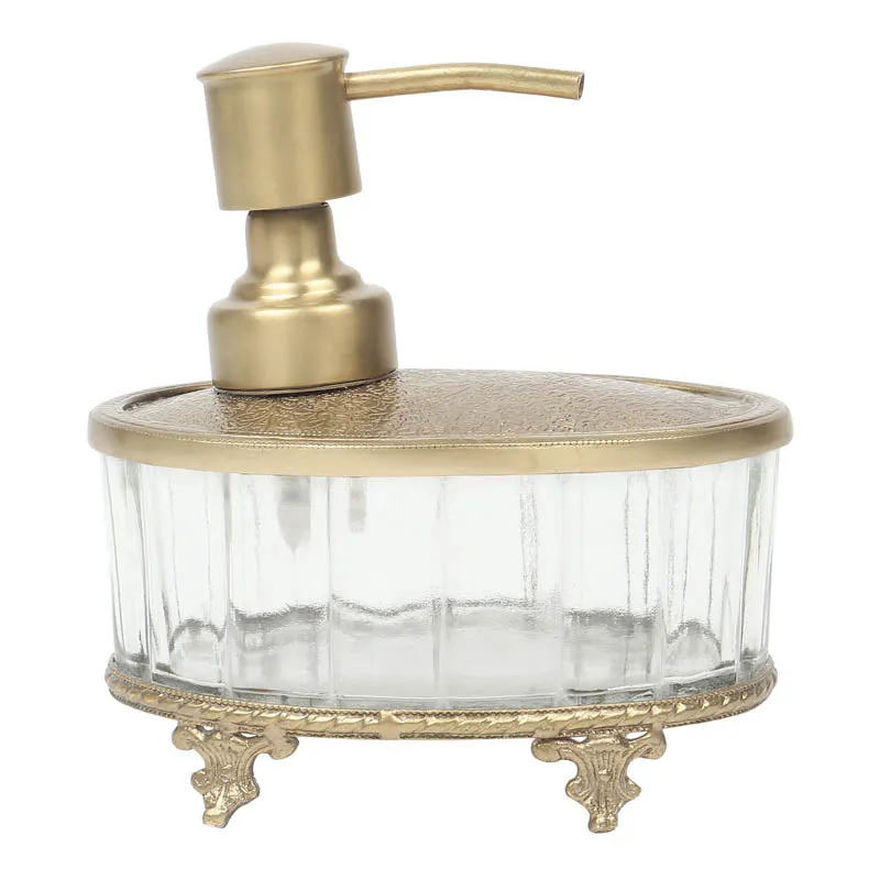 Amira Soap Dispenser - Antique Brass media 6