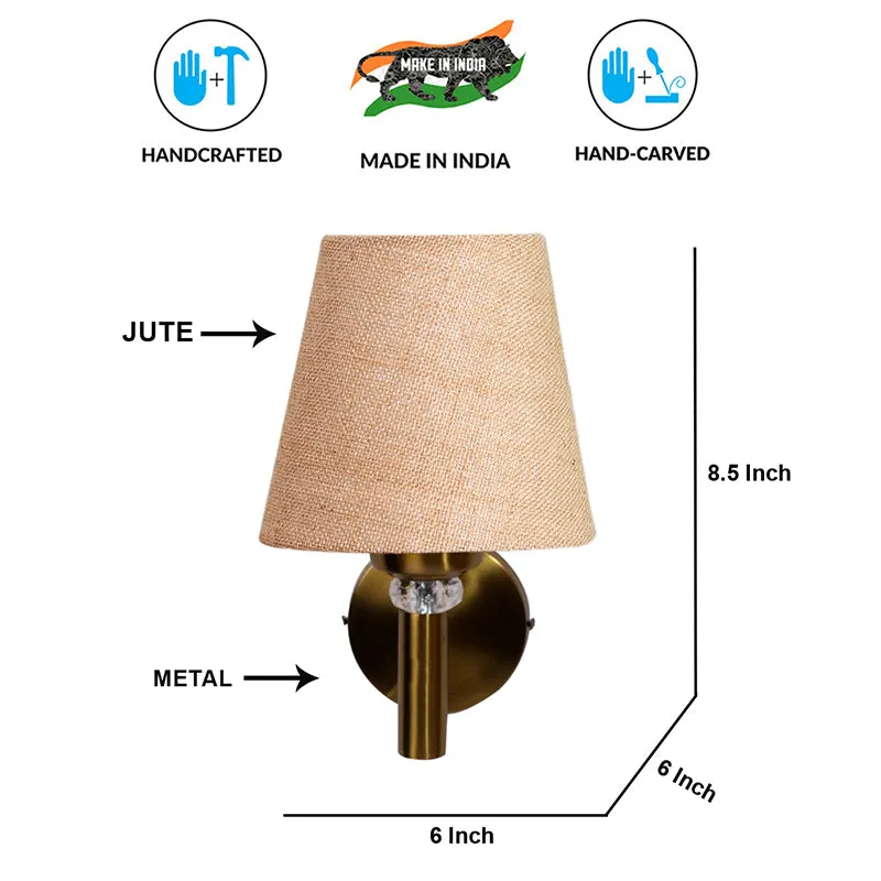 Aquilla Jute Wall Lamp - Beige media 7