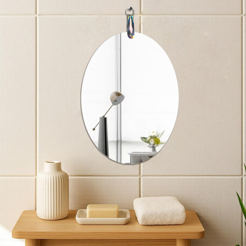 Sleek Reflect Frameless Wall Mirror media 5