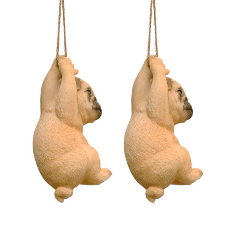 Whimsy Pug Showpiece - Set Of Two media 5