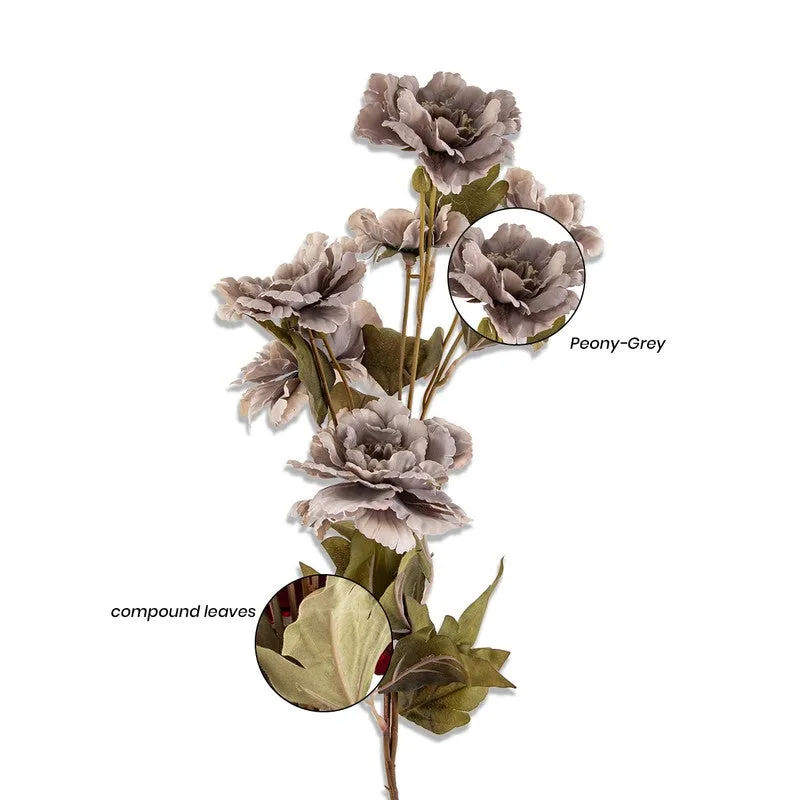 AarviDecor Peony Mist Silk Artificial Flowers media 6
