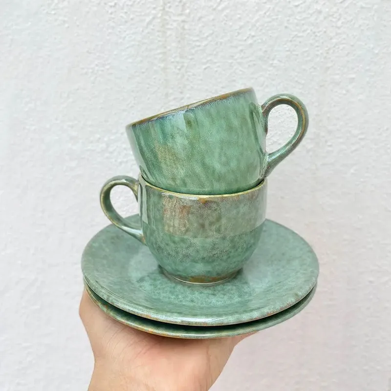 Lexira Handmade Cup & Saucer - 300 ML media 3