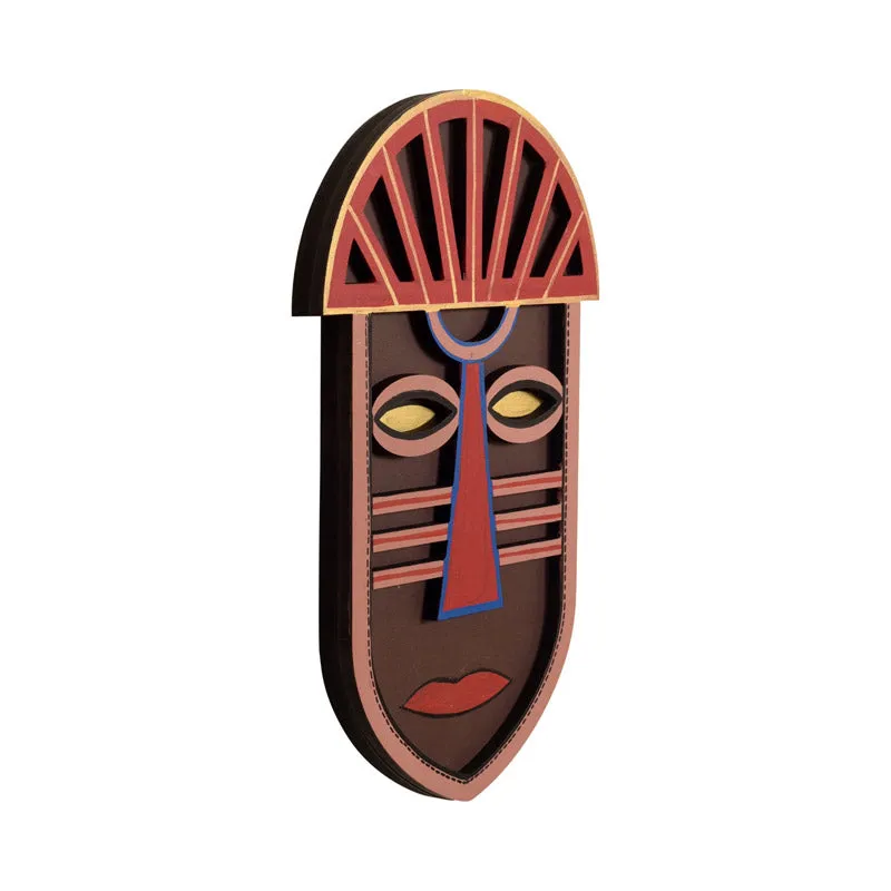 Indrabha Mask Wooden Wall Accent media 4