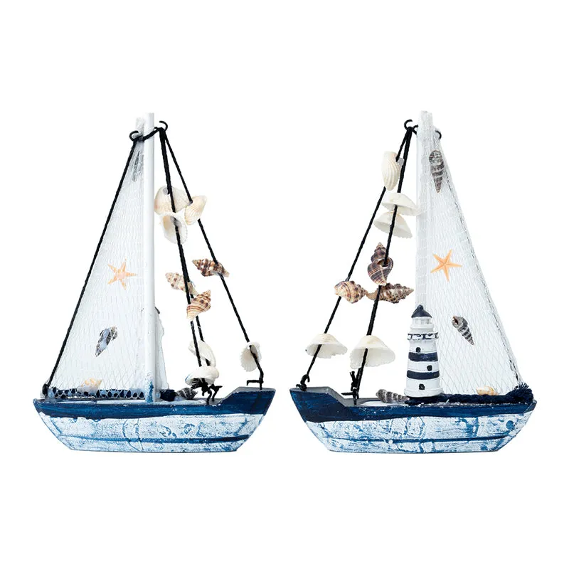Sail Saga Wood Showpiece media 5
