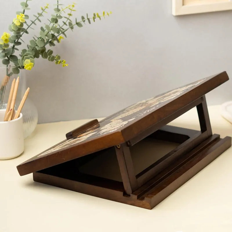 Aurum Feather Wood Laptop Stand media 7