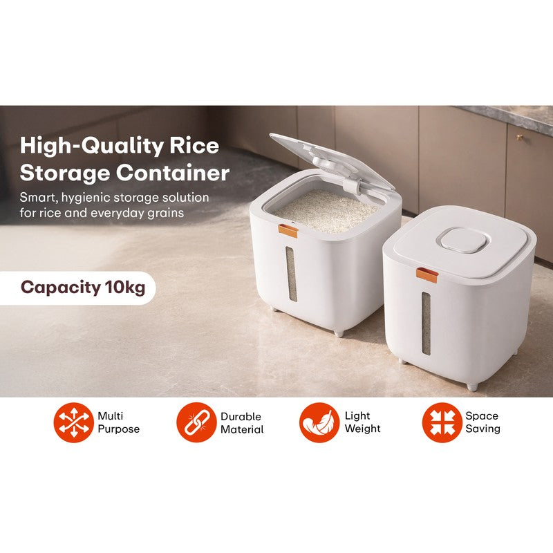 Rioware Pure Store Plastic Rice Container - 5 L media 8