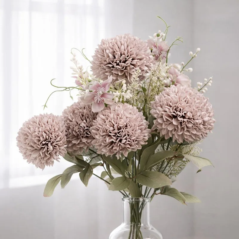 AarviDecor Dusty Charm Silk Artificial Flowers media 3
