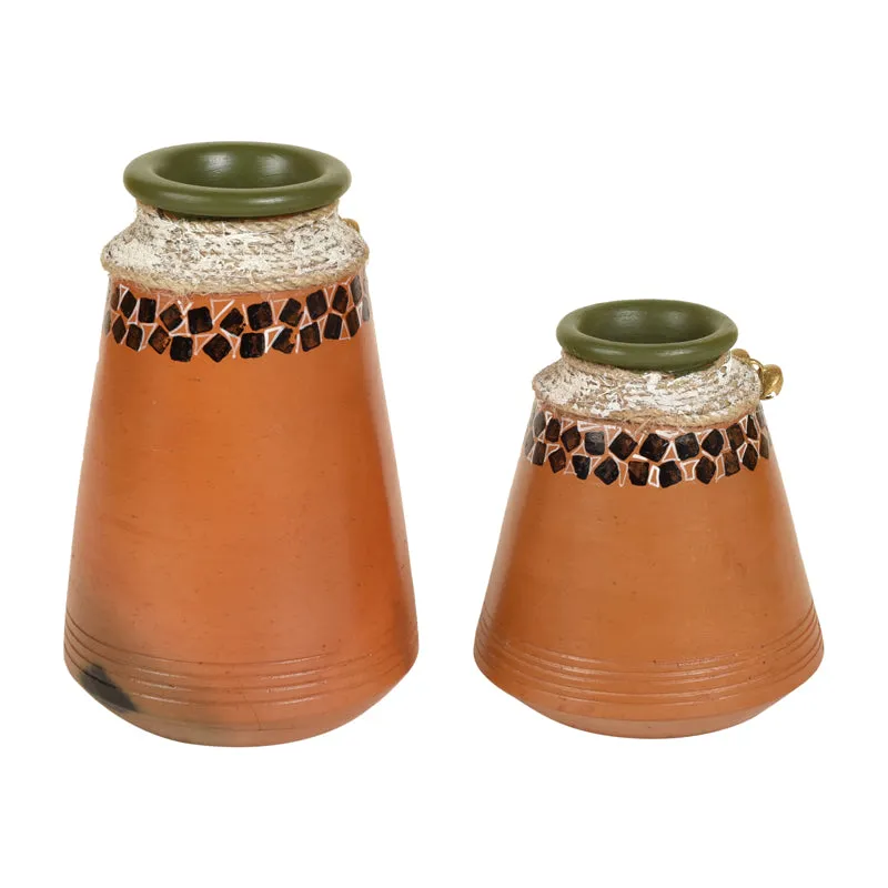 Anja Earthen Vase - Set Of Two media 5