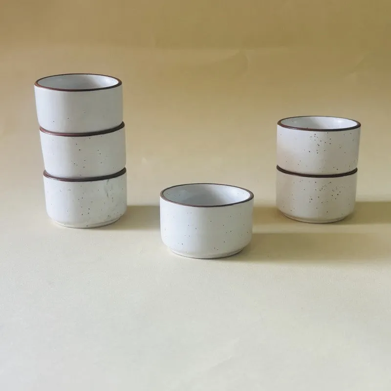 Ceramic Dip Bowls (50 mL Each) - Set of Six media 5