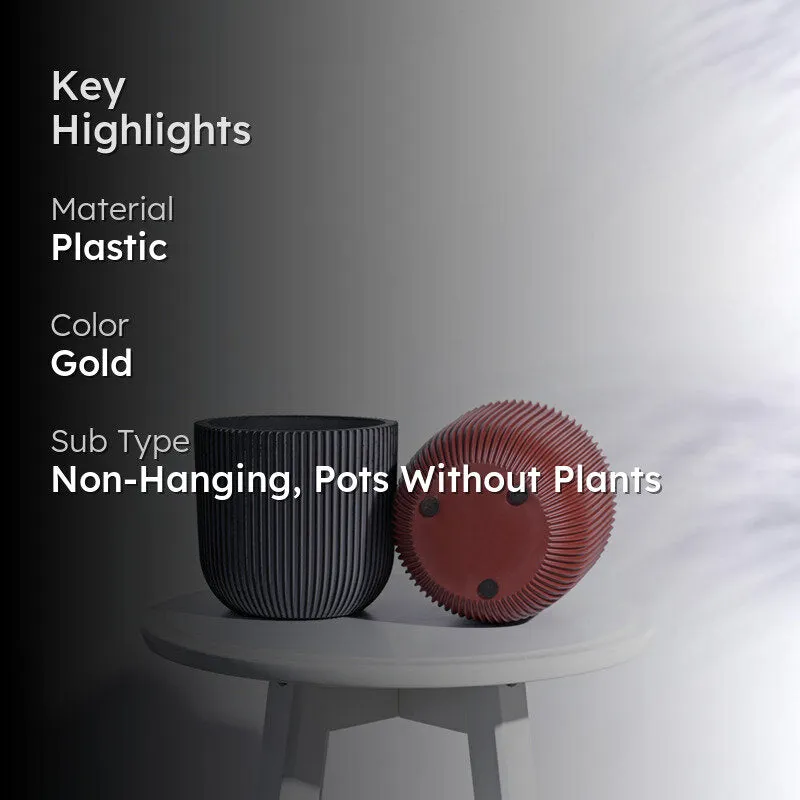 UGAOO Planter Ball Groove- Black Gold media 2