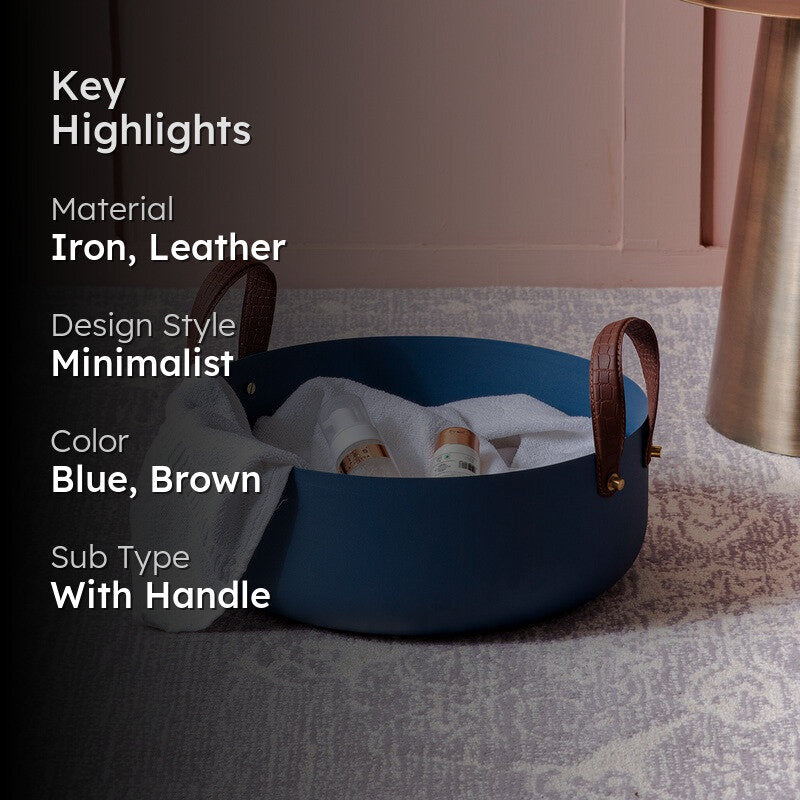Debro (Iron, Leather)  Basket media 2