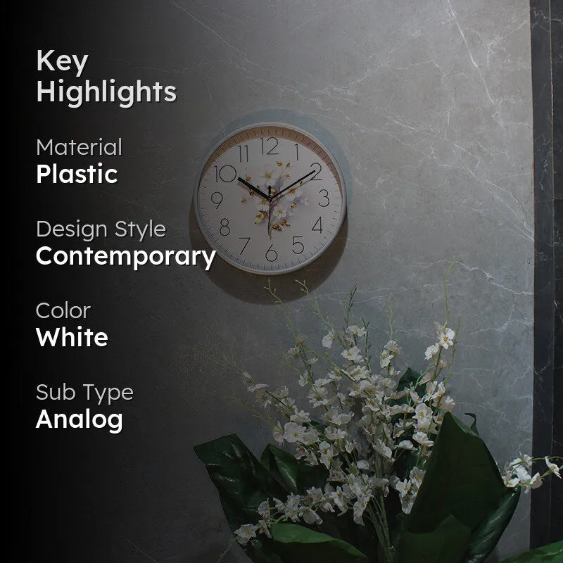 Florella Analog Wall Clock media 2