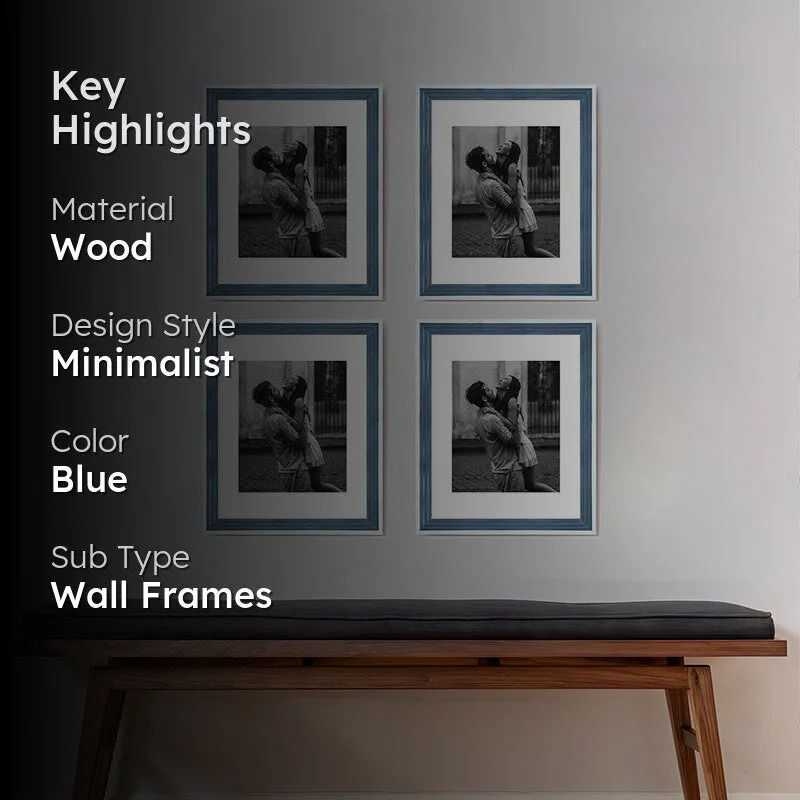 Troy Lite Photo Frame (Blue) - Set Of Four - 2