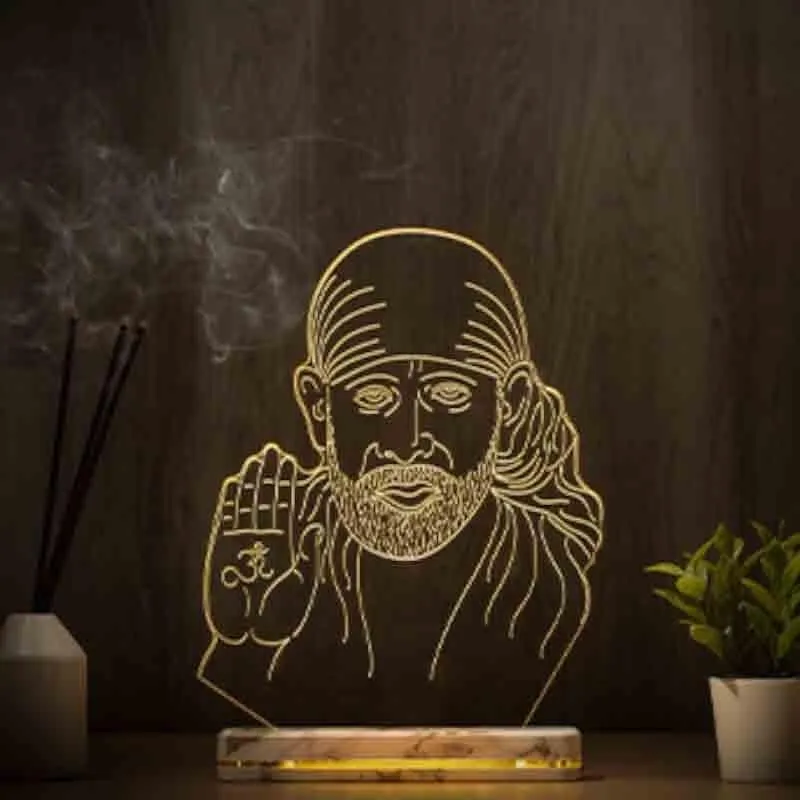 Sabka Malik Acrylic Table Lamp - Transparent media 1