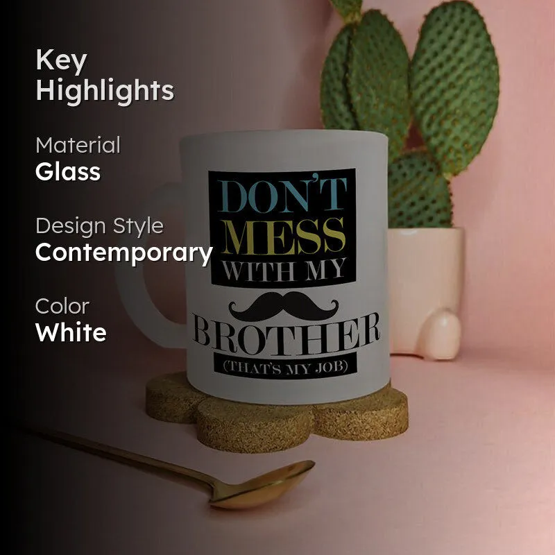 Dont Glass Coffee Mug (330 mL) media 2