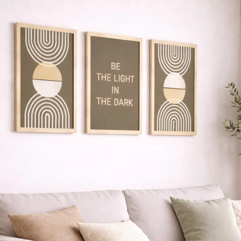 Believe Abtract Wall Art - Set Of Three media 3