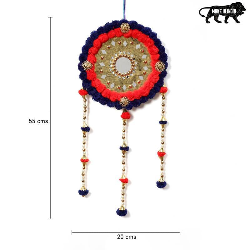 Round Festive Latkan - Red & Blue media 3