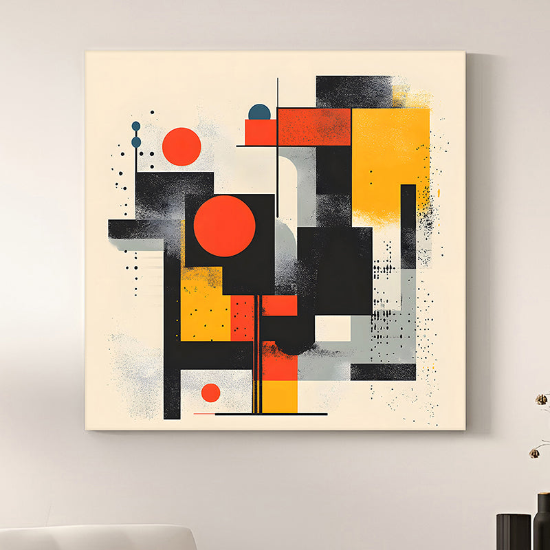 Abstract Geometric Canvas Wall Art media 2