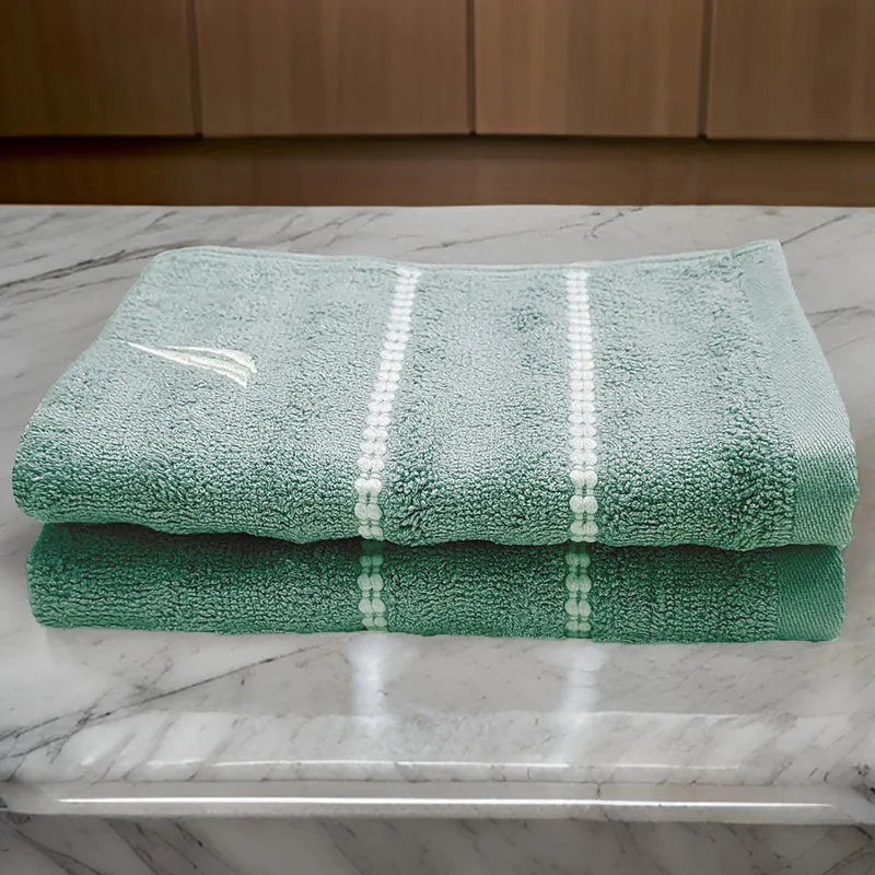 Nautica Oasis Hand Towel (Mint) - Set Of Two media 1
