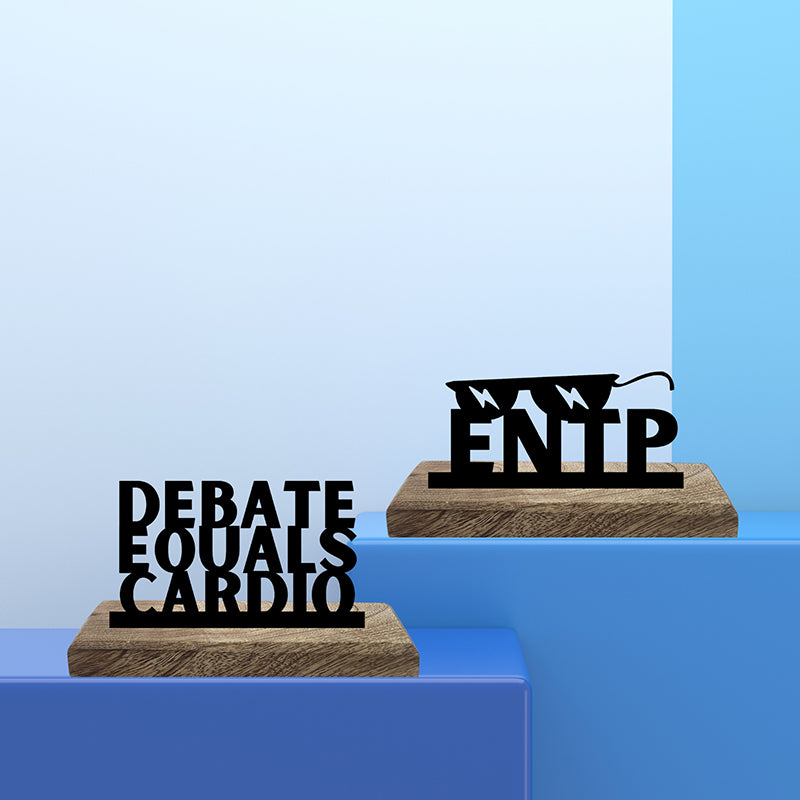 Rhetorical ENTP Showpiece - Set Of Two