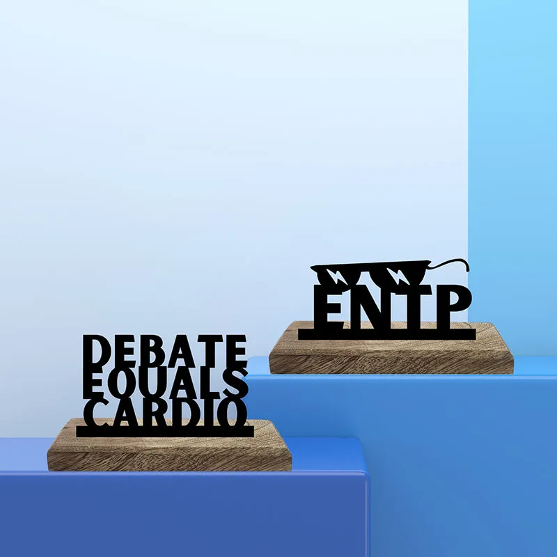 Rhetorical ENTP Showpiece - Set Of Two media 1