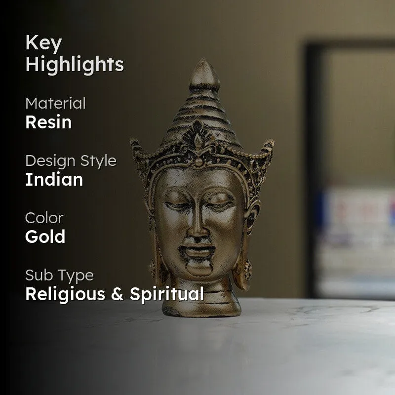 Spiritual Buddha Decor Showpieces - Gold media 2