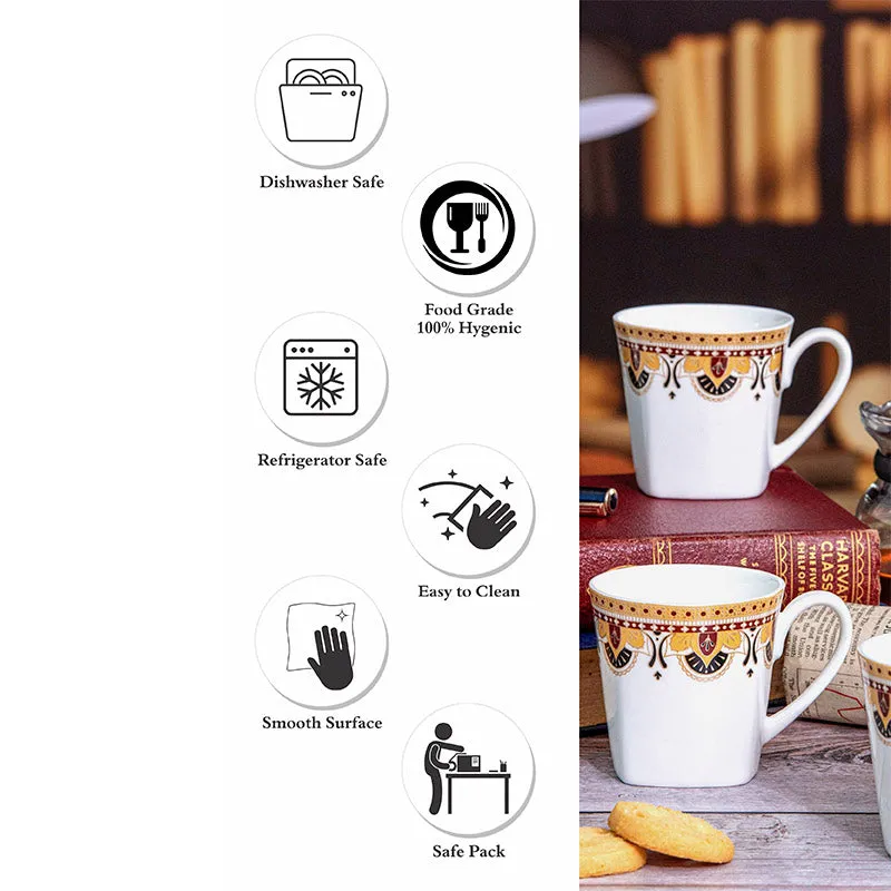 Sonaki Nisara Ethnic Bone China Tea Cup (180 mL Each) - Set Of Six media 4