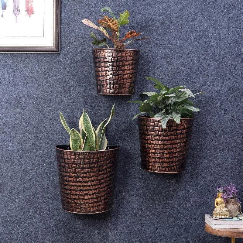 Virika Vasa Planter (Copper) - Set Of Three media 3