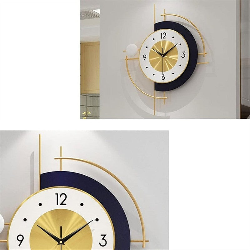 Cogged Silent Wall Clock - Multicolor media 6