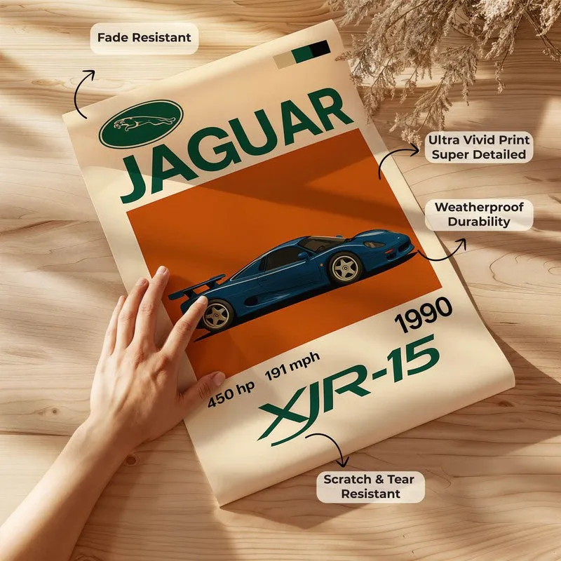 Jaguar XJR-15 Wall Poster media 7
