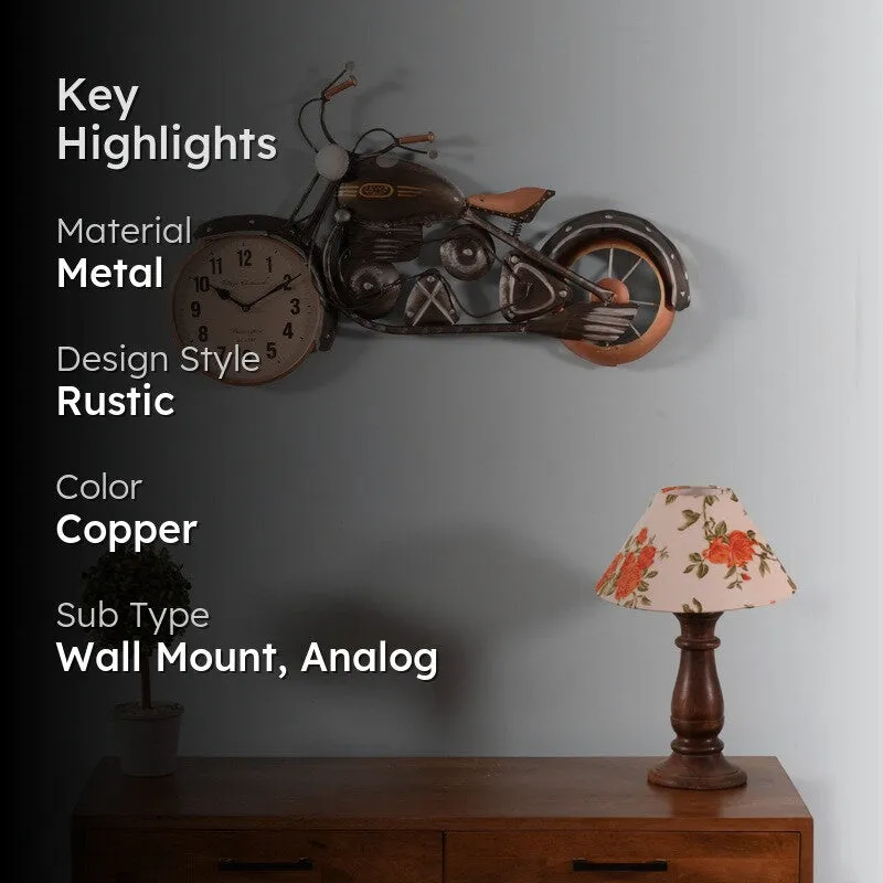 Jawa Dial Feature Accent Metal Wall Clock media 2