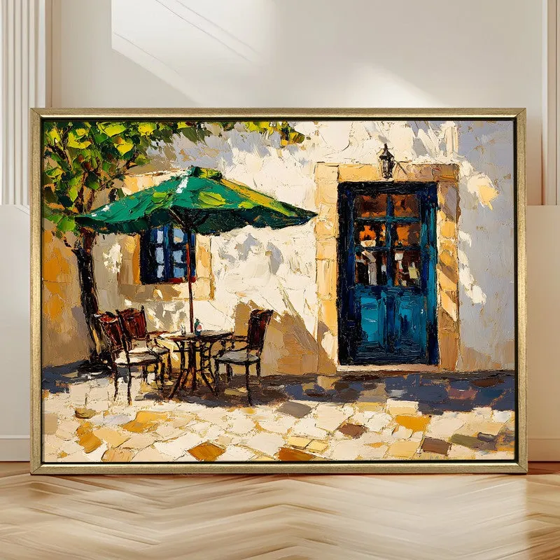 Midday Solitude Canvas Wall Painting With Frame media 4