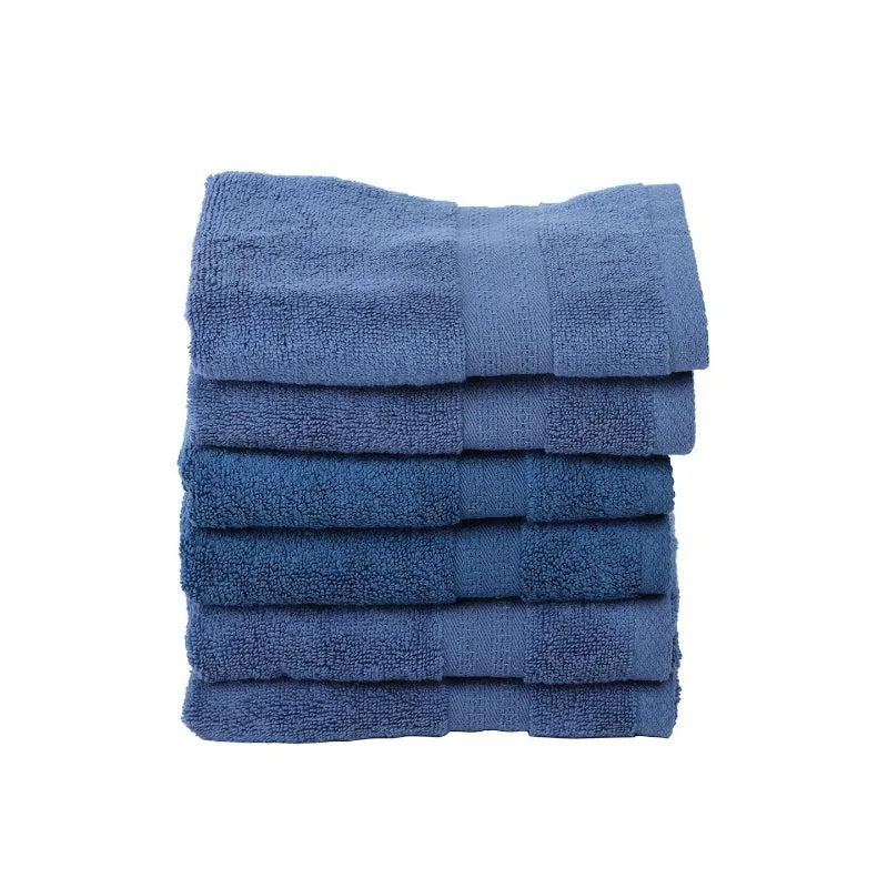 Miorah Hand Towel (Blue) - Set Of  Four media 5