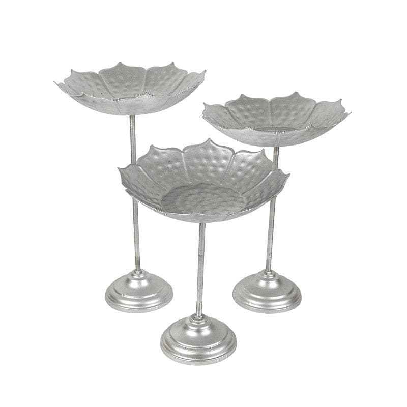 Lotus Urli With Stand - Set Of Three media 3