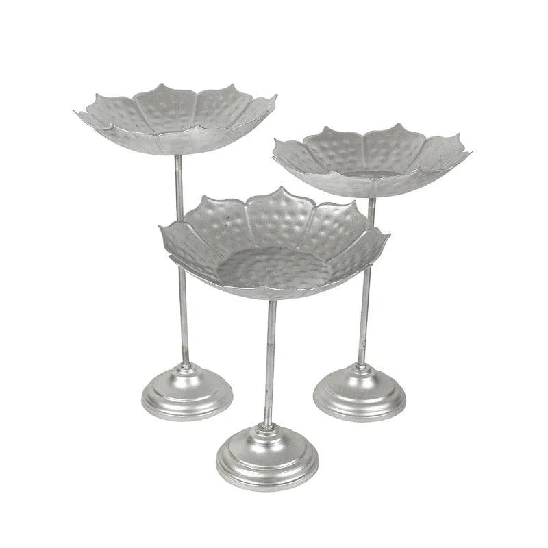 Lotus Urli With Stand - Set Of Three media 3