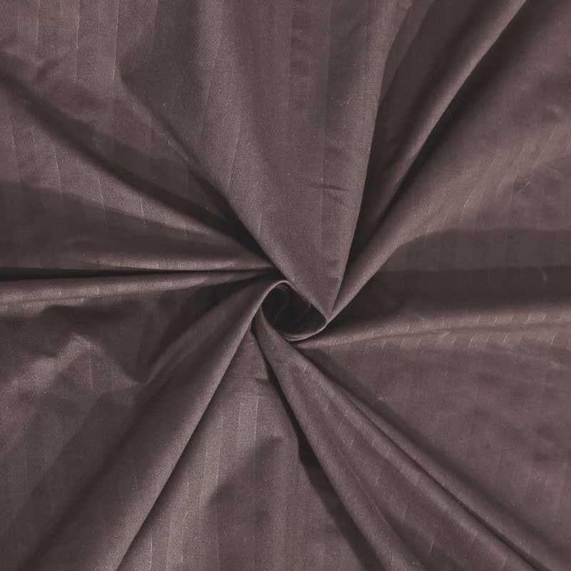 Cora Stripe Microfiber Bedsheet (Brown) - 130 GSM media 3
