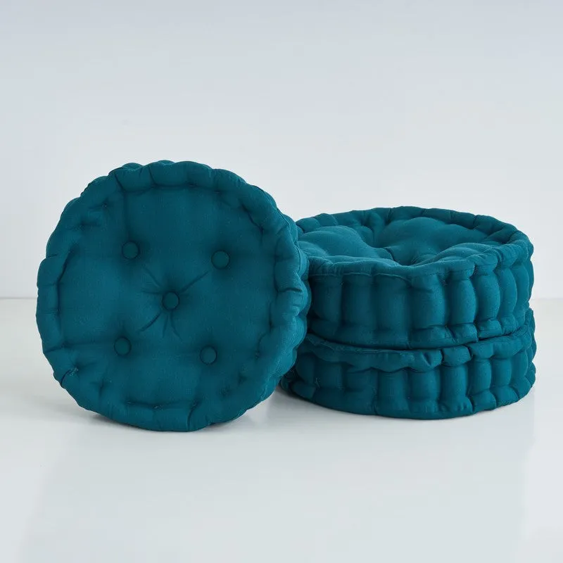 Aidan Floor Cushion (Botanical Green) - Set Of Three media 1