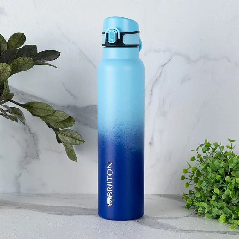 Magi Hot & Cold Thermos Water Bottle (Light Blue & Dark Blue) - 1000 mL media 1