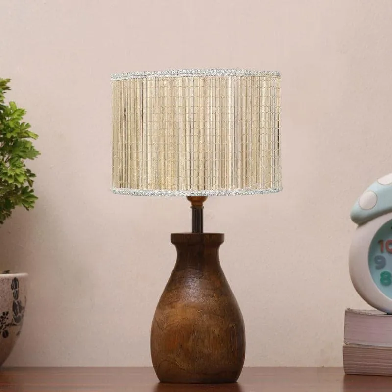 Sheldo Fabric Table Lamp - Beige media 3
