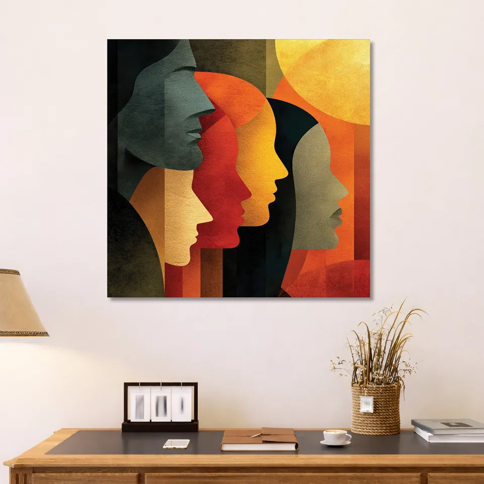 Expression Form Canvas Wall Art media 3