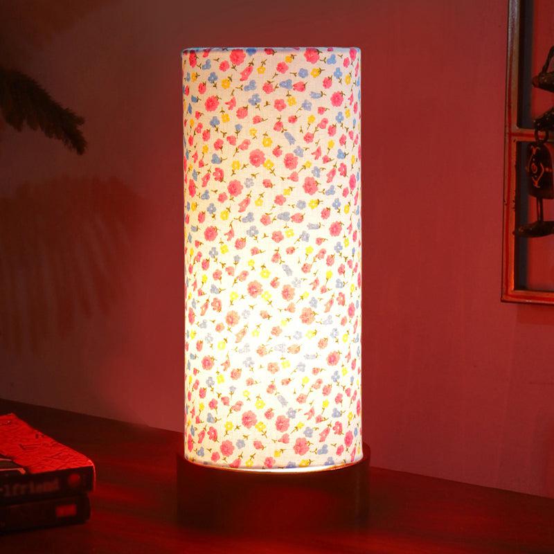 Color Splash Jaala Tower Wooden Table Lamp - Multicolor