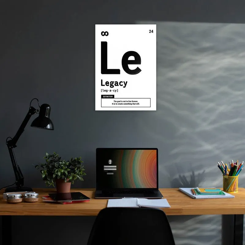 Minimalist Legacy Wall Poster media 3