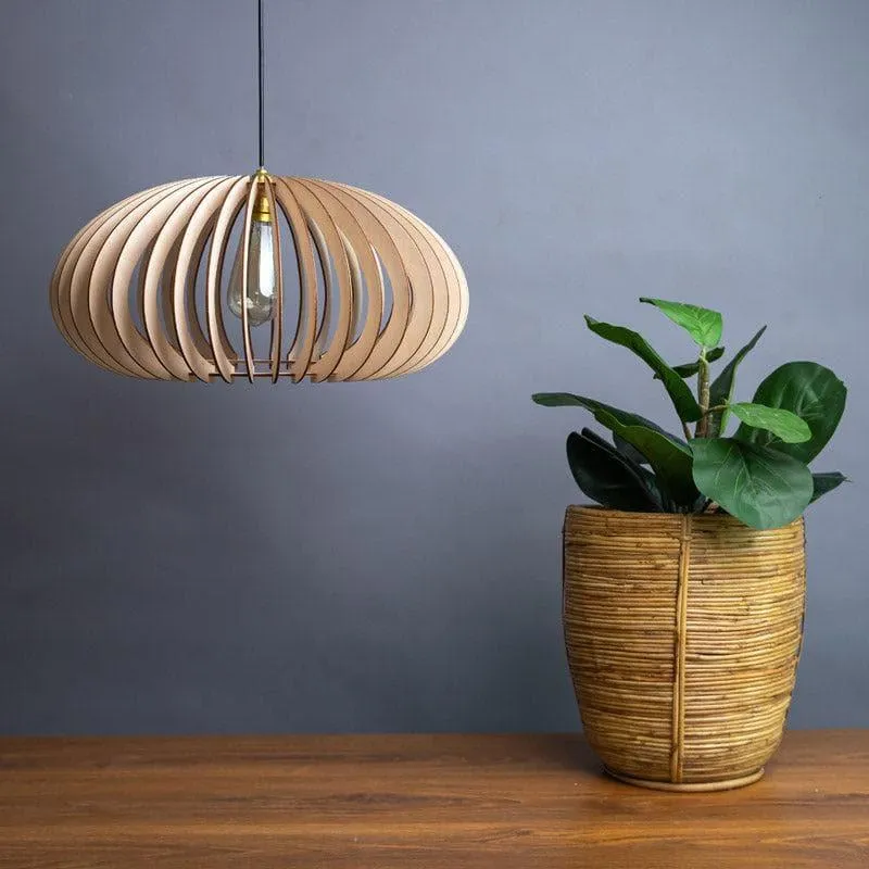 Motoko Wooden Ceiling Lamp media 3